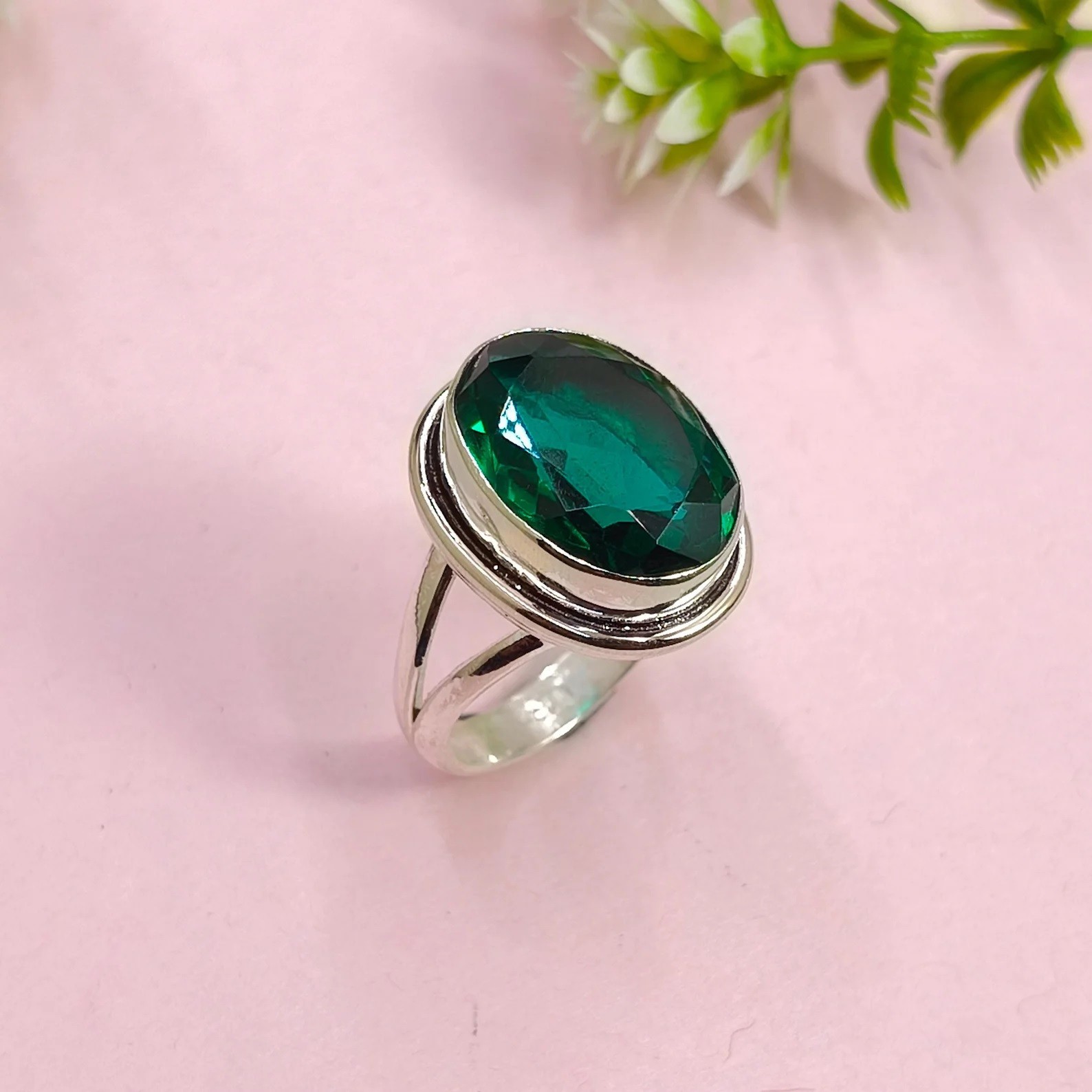 Chrome diopside Ring 925 Sterling Silver Handmade Jewelry Ring