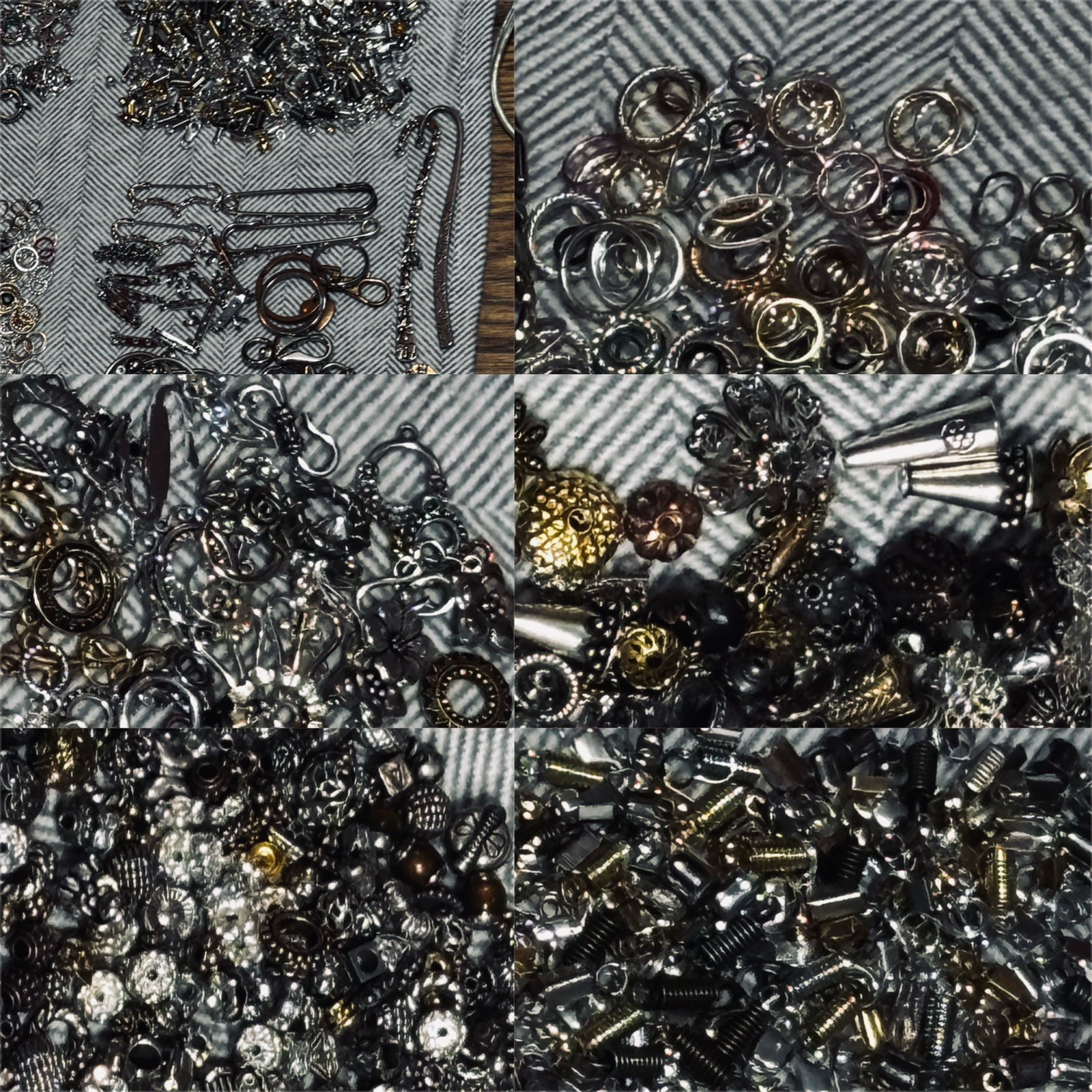 MASSIVE LOT OF JEWELRY MAKING SUPPLIES, DESIGNED PIECES, QUALITY/SEMI-PRECOUS