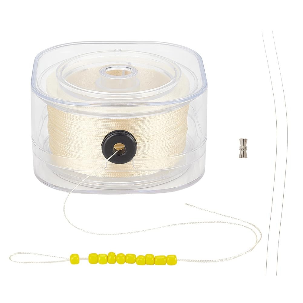 PH PandaHall 246 Yards 0.2mm String for Bracelet Beading Thread Seed Bead Thr…