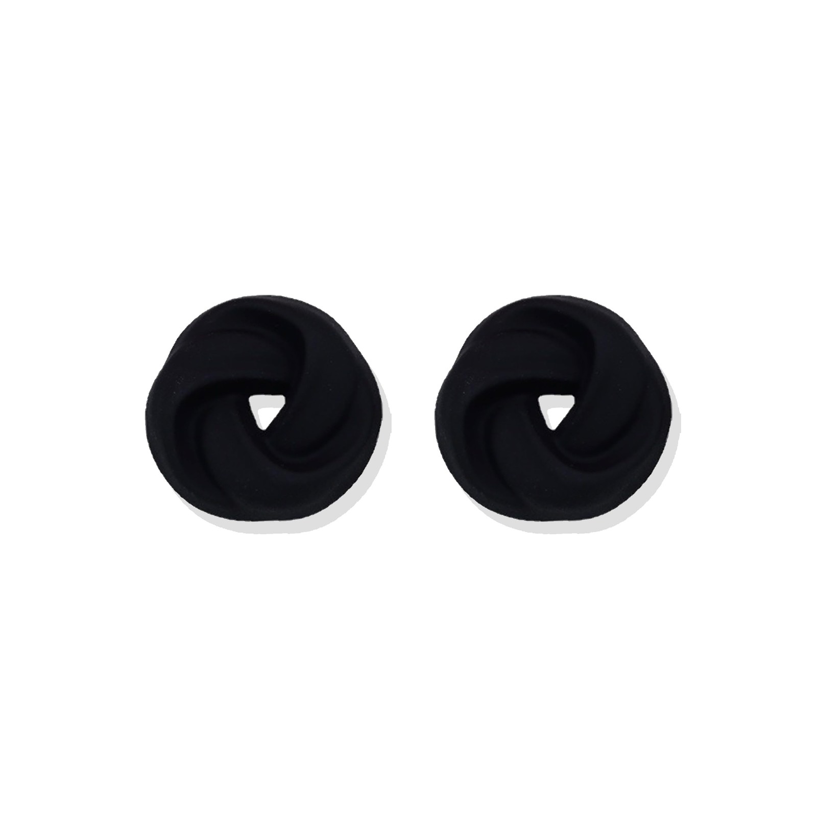 Love Knot Earrings for Women Colorful Stud Earrings for Womens Black Blue Green