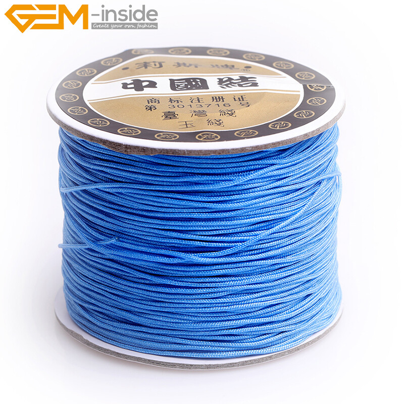 120 Meters Nylon Thread Delicate Strings Knotting Line for Jewelry Craft 0.8mm