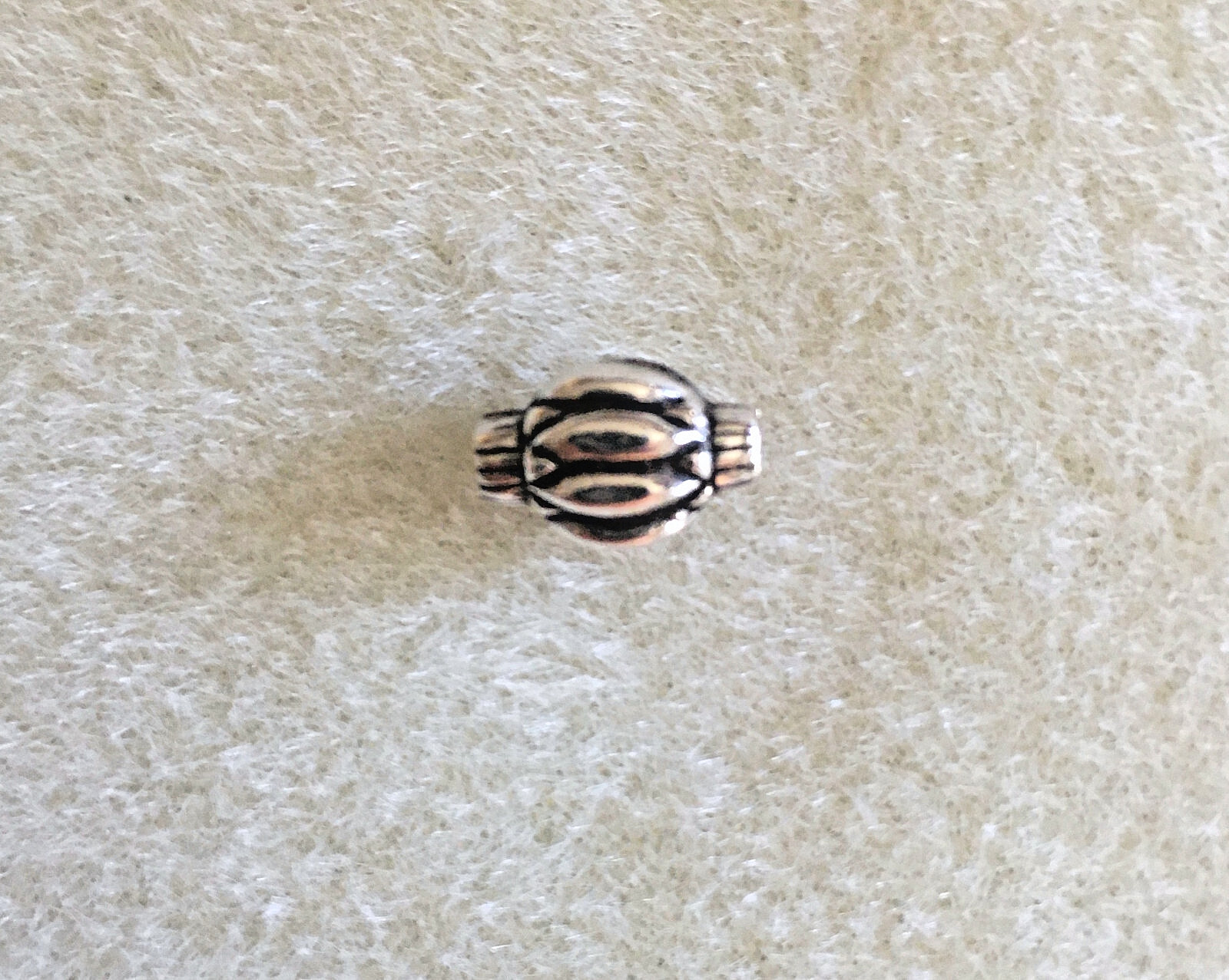 Bali Sterling Silver Lantern Beads – Lot of 15