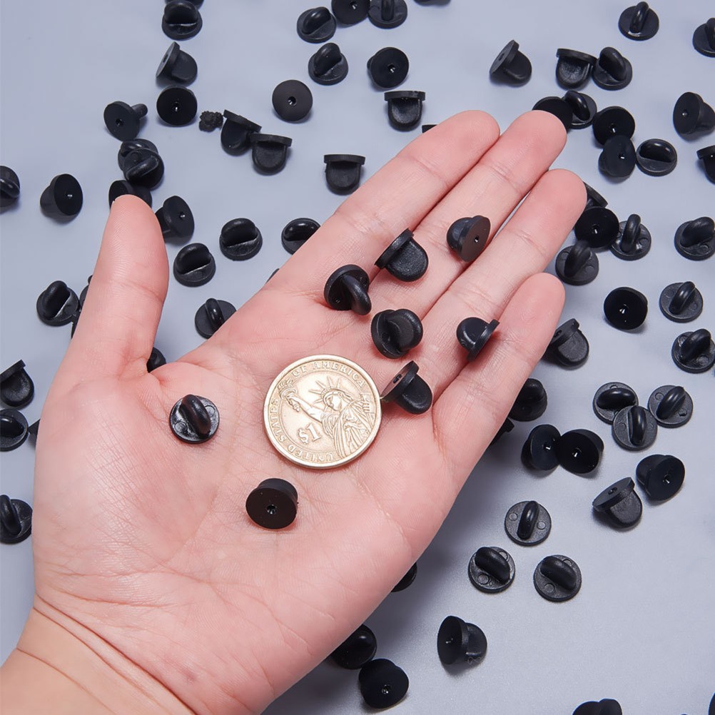 250Pcs Metal Pin Caps for Pin Clutch Backs Replacement Portable and Easy to Use
