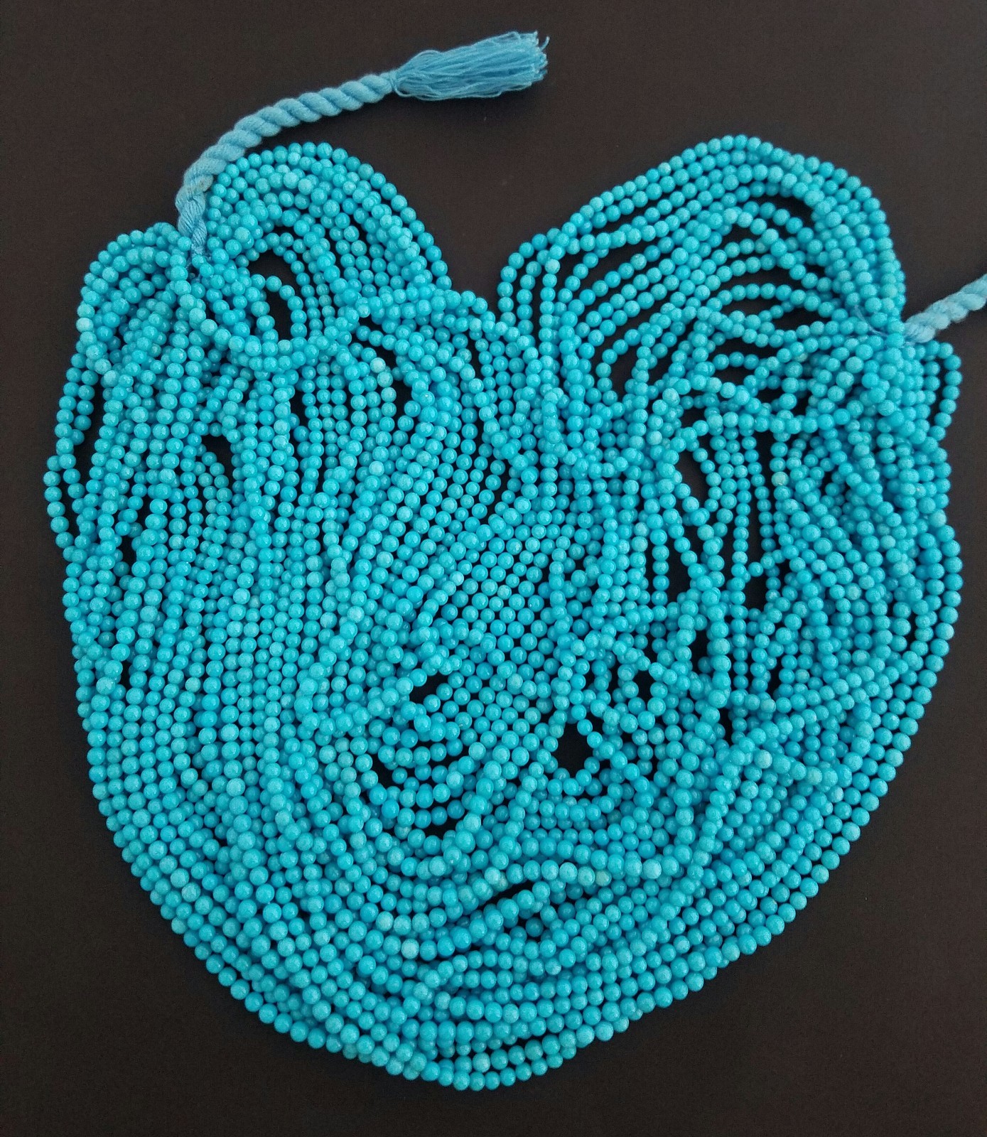One Strand 100% Natural Sleeping Beauty Turquoise Round Beads 4-4.5mm