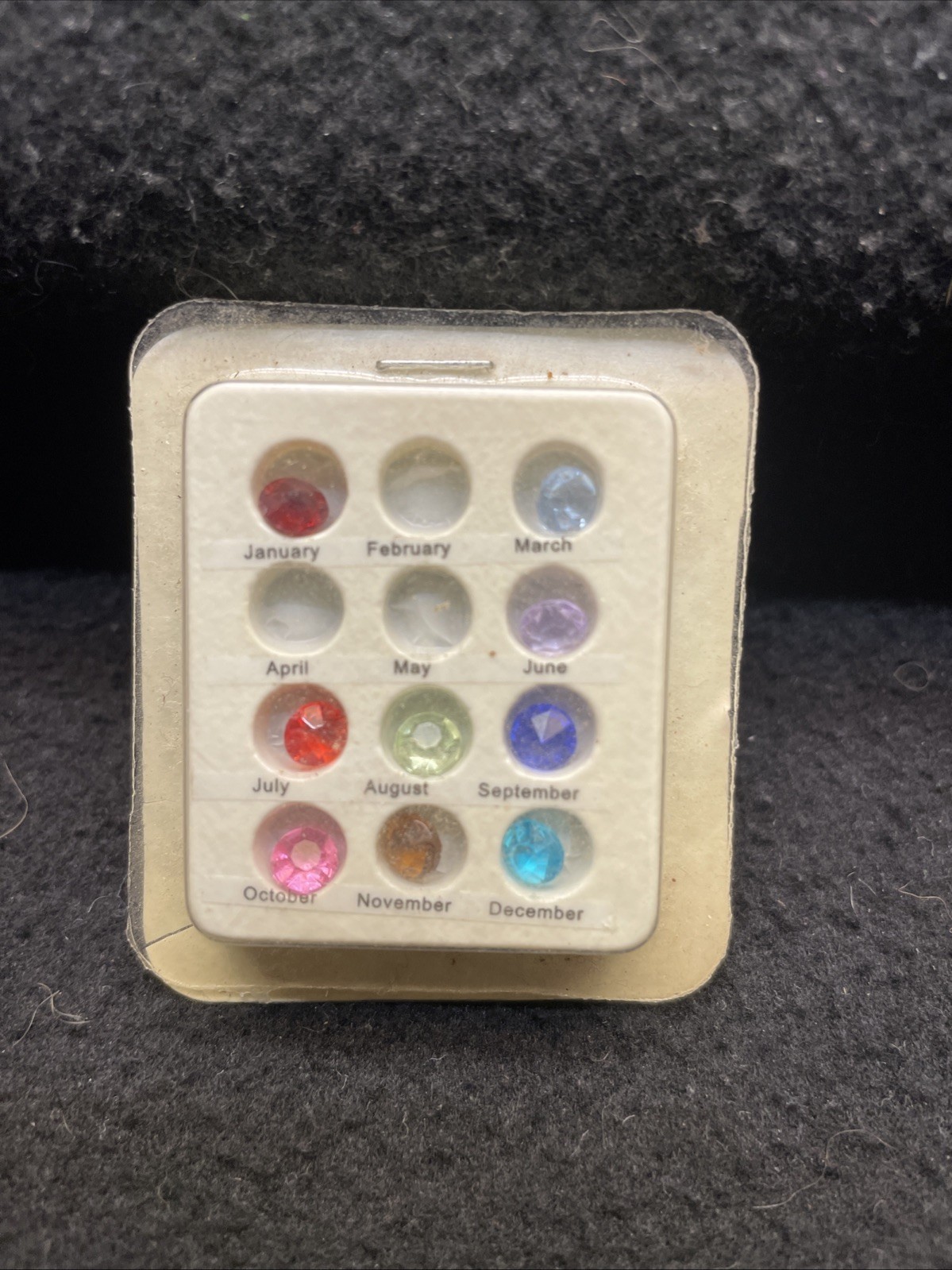 Lot of Story Locket Acrilic Birthstones and Unknown Brand