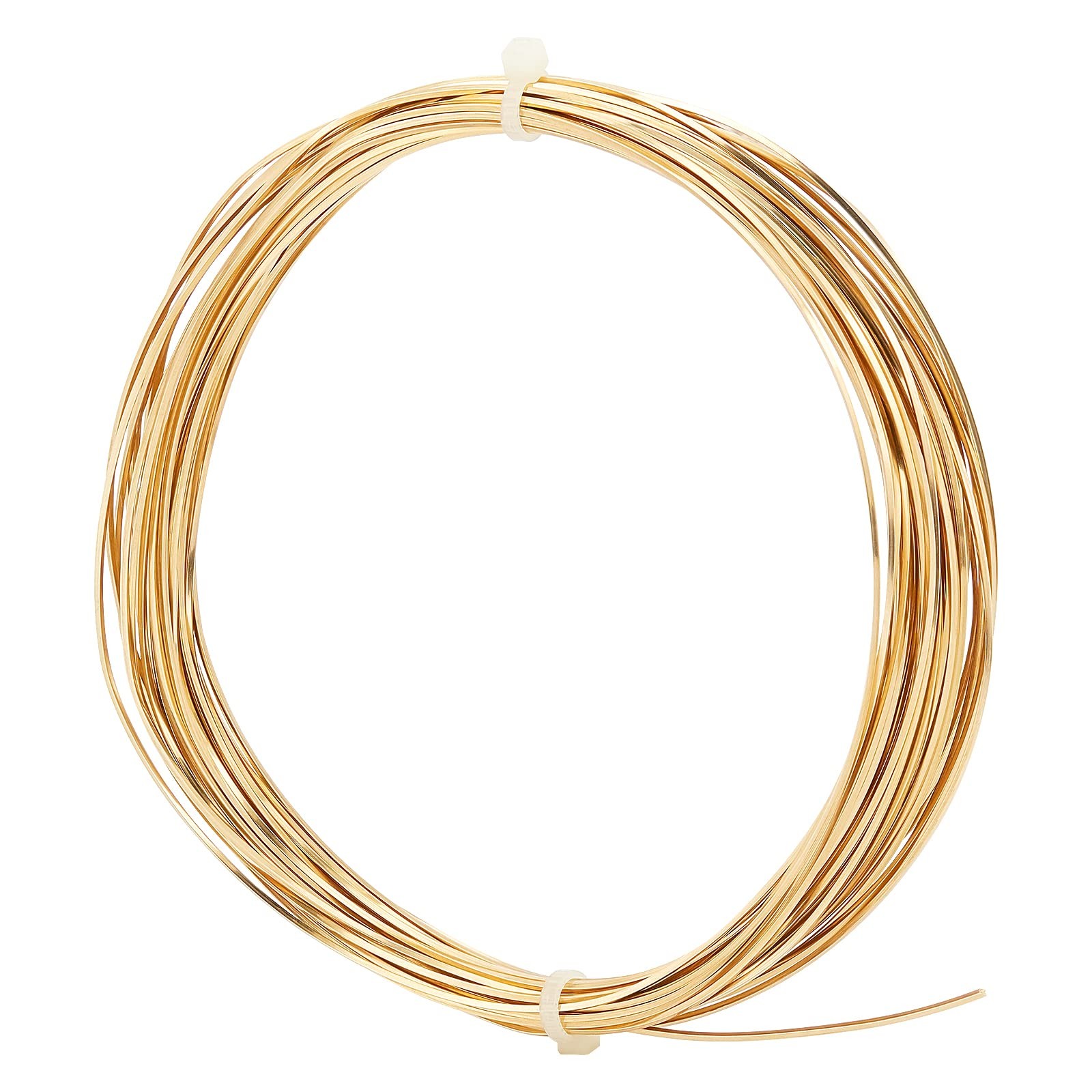 20 Gauge 33 Feet Square Copper Wire Half Hard Yellow Brass Wire for Jewelry B