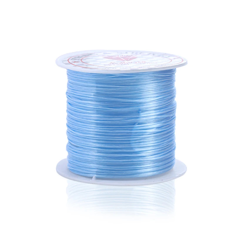 10-40M/Roll Strong Elastic Crystal Beading Cord 1Mm for Bracelets Stretch Thread
