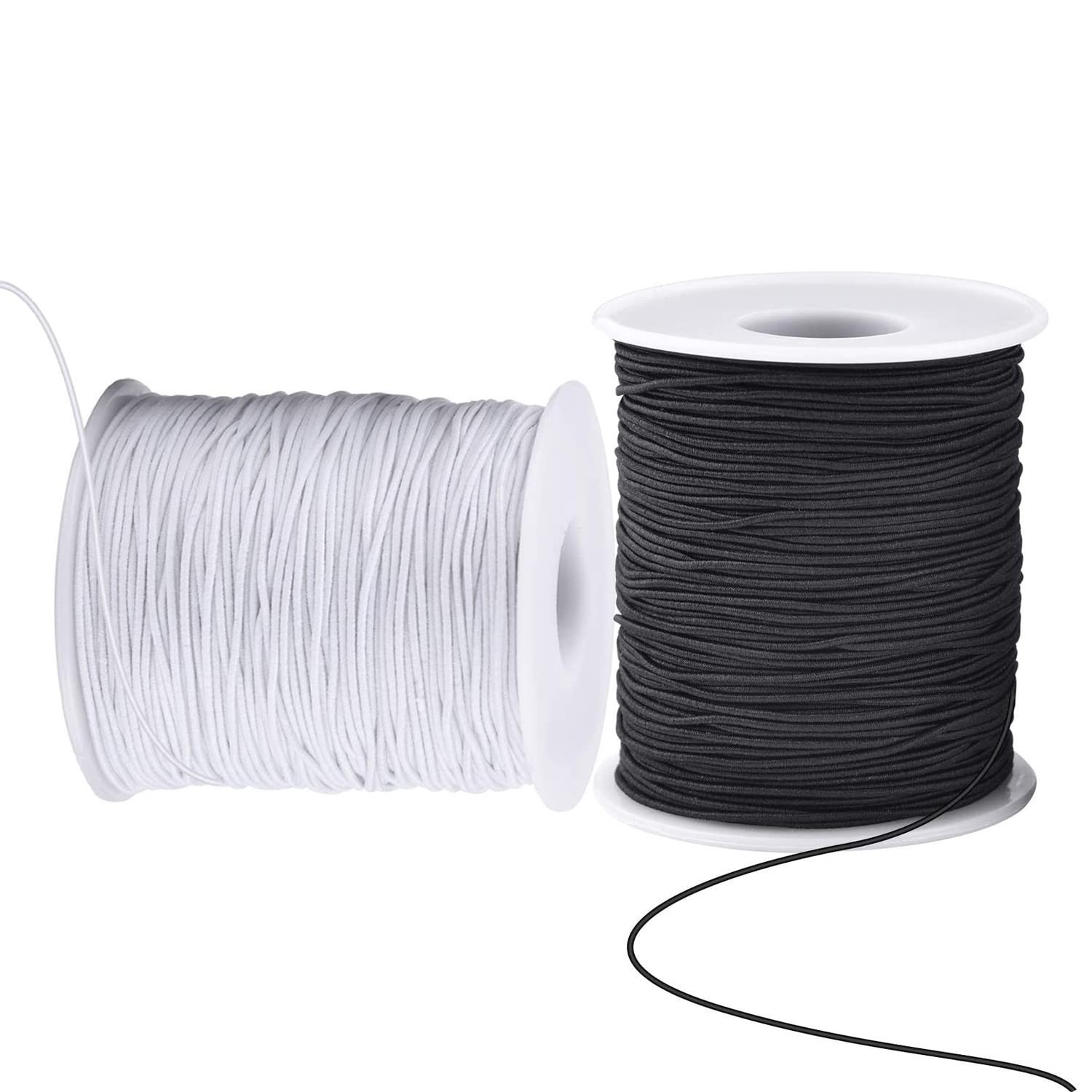 Elastic Bracelet String 2 Rolls 1.0mm 330 Feet Sturdy Stretch Cord Craft USA NEW