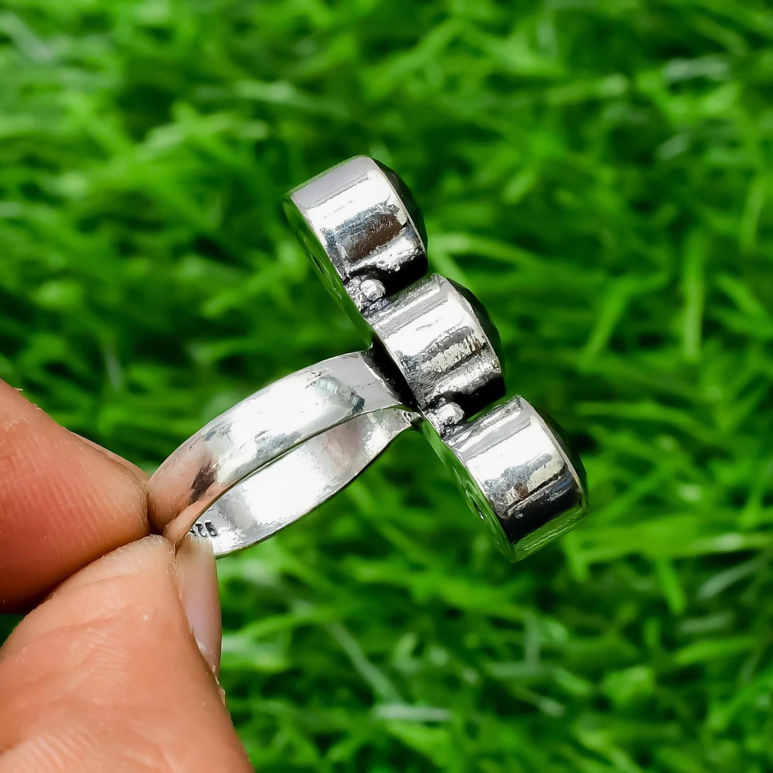 Chrome diopside Ring 925 Sterling Silver Handmade Jewelry Ring