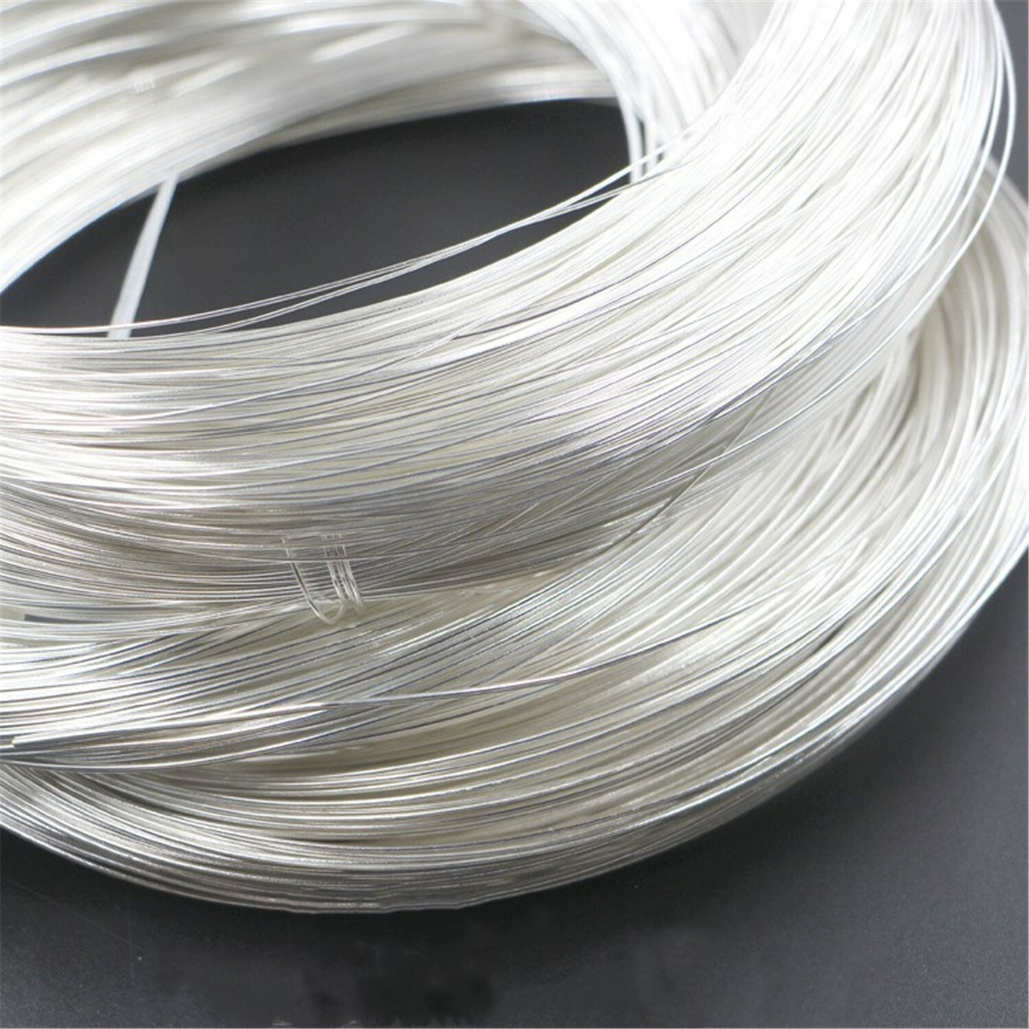 Sterling Silver Wires 925 Silver Round Wires Soft Half Hard Wires 100cm