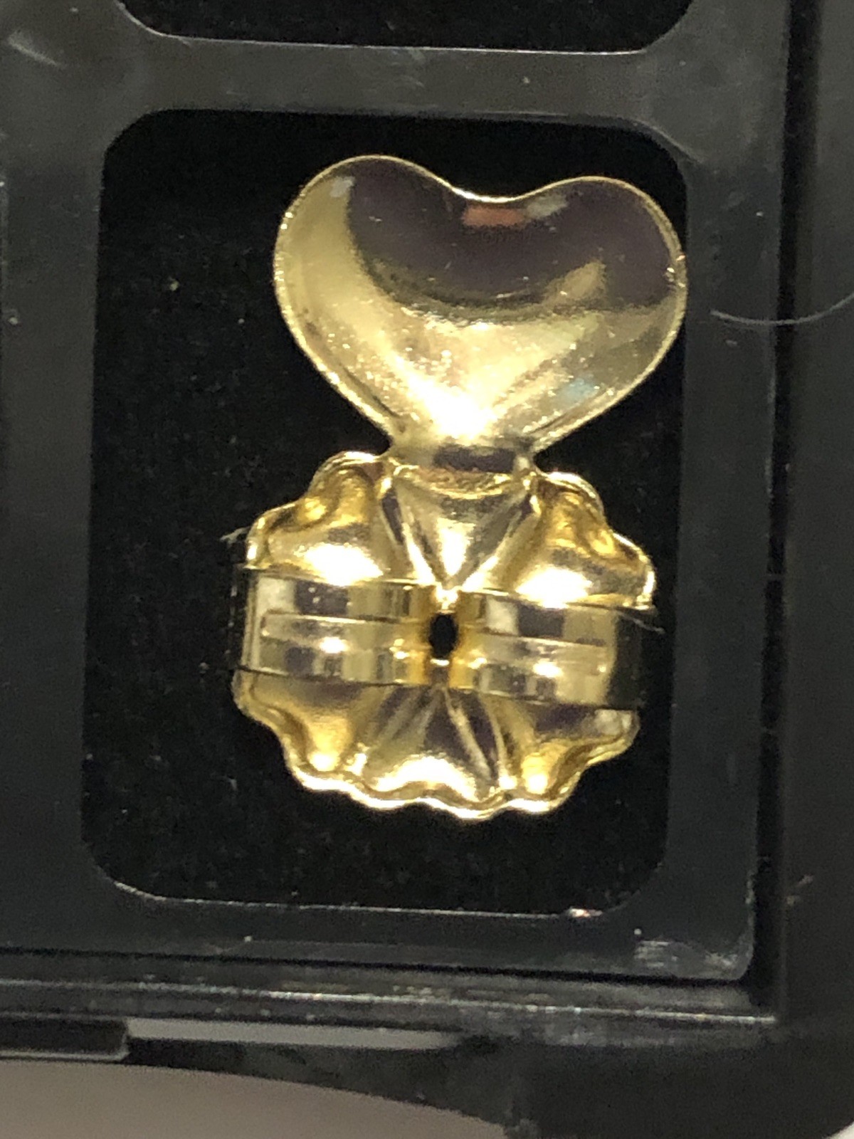 Earring Lifts Stainless Steel Gold Plated Lot of 2 – NEW