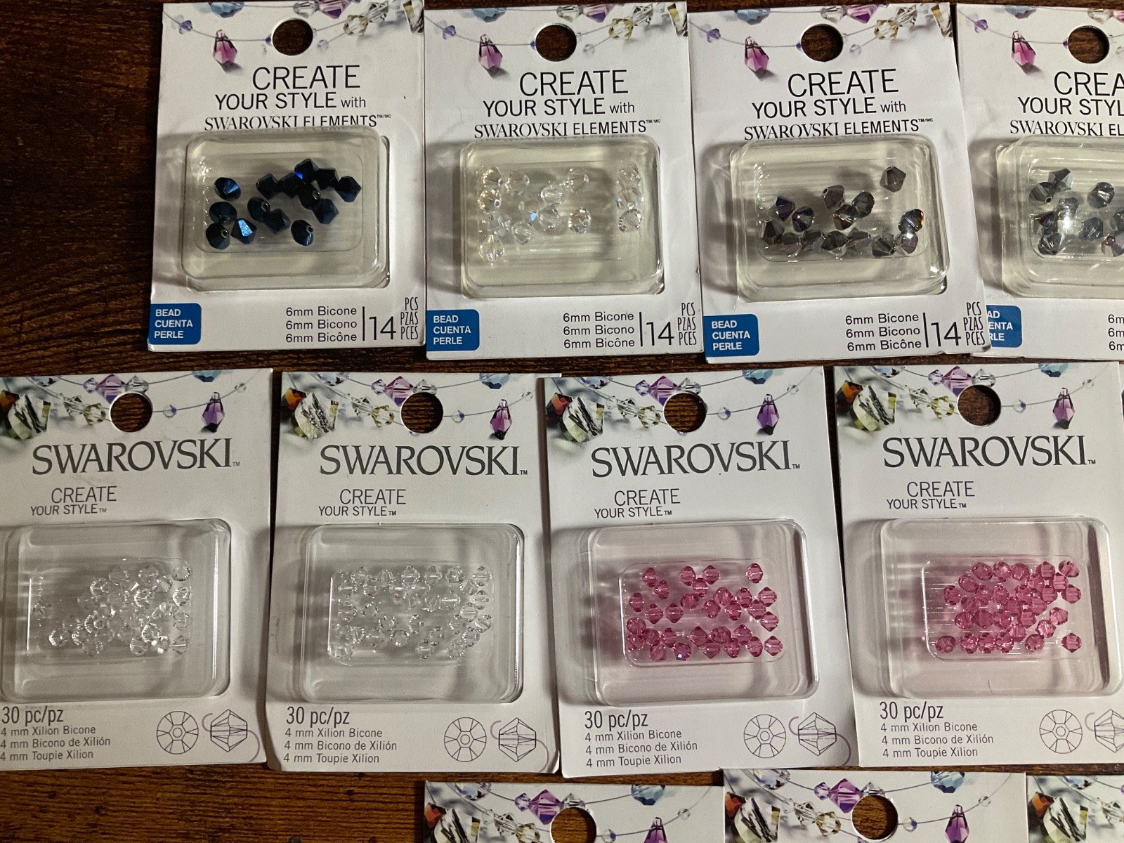 Swarovski Crystals Create Your Style Beads Lot- 26 Packs *New in Pack