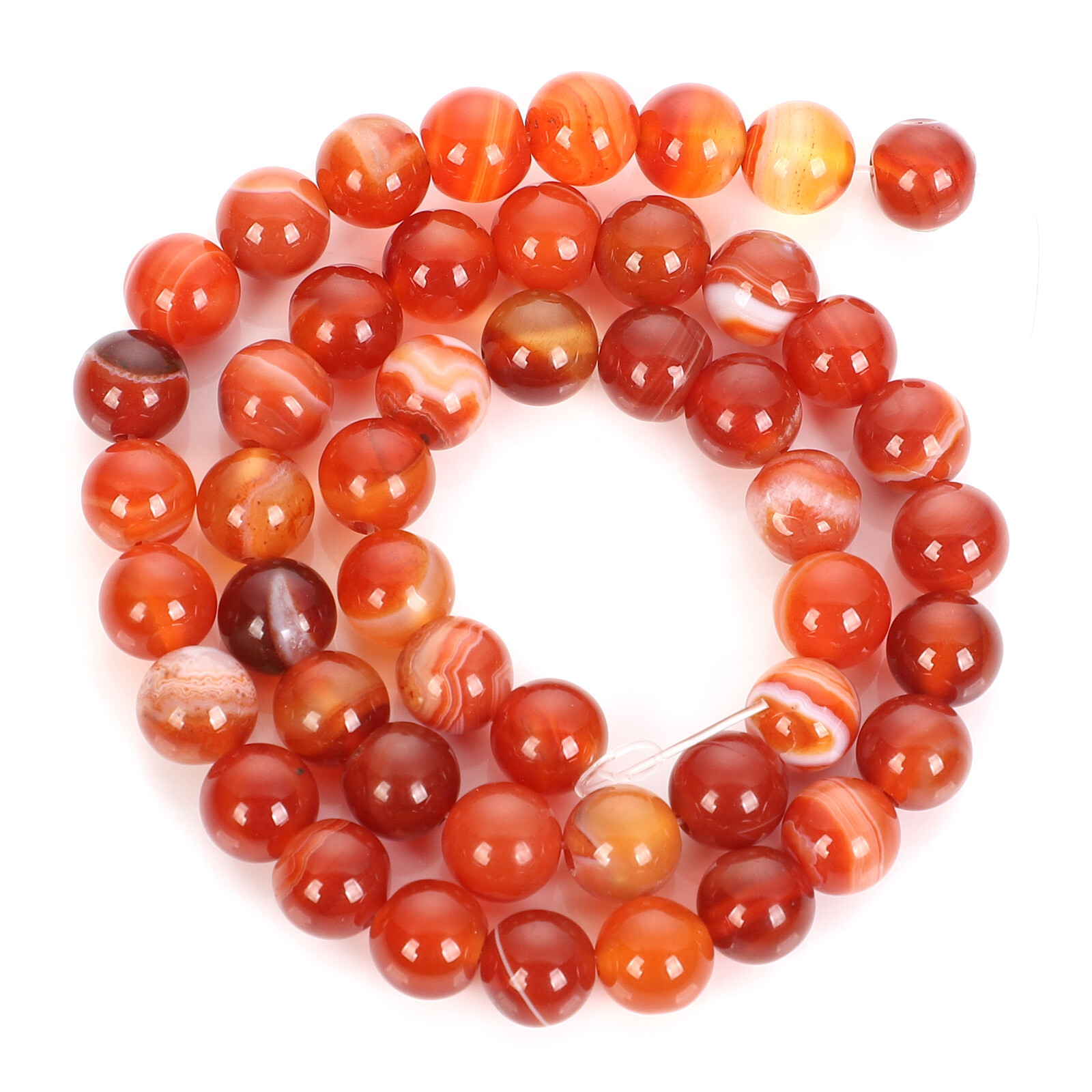 4mm 6mm 8mm 10mm 12mm Agate Natural Gemstone Round Spacer Beads Jewelry Making