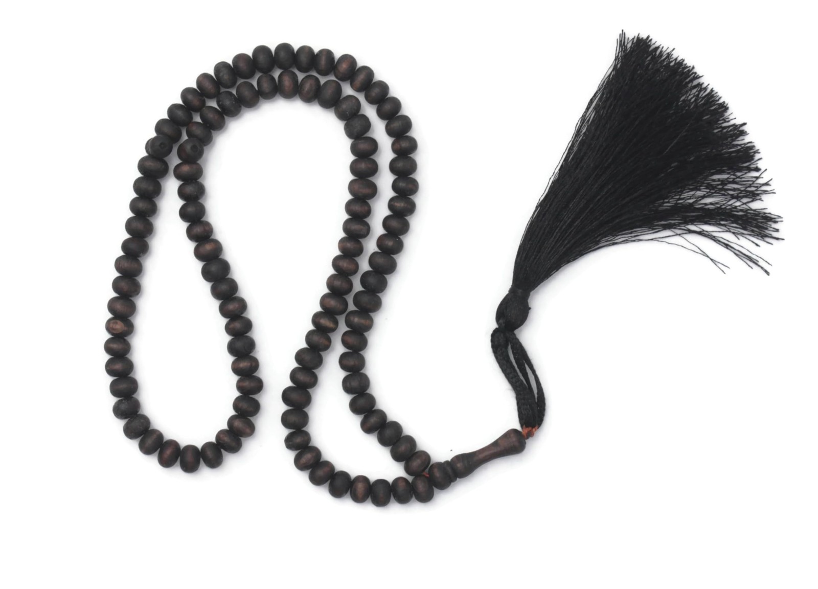 Handmade Matte Black Olive Wood 99 Beads Tasbeeh Misbaha Islamic Gift Tasbih …