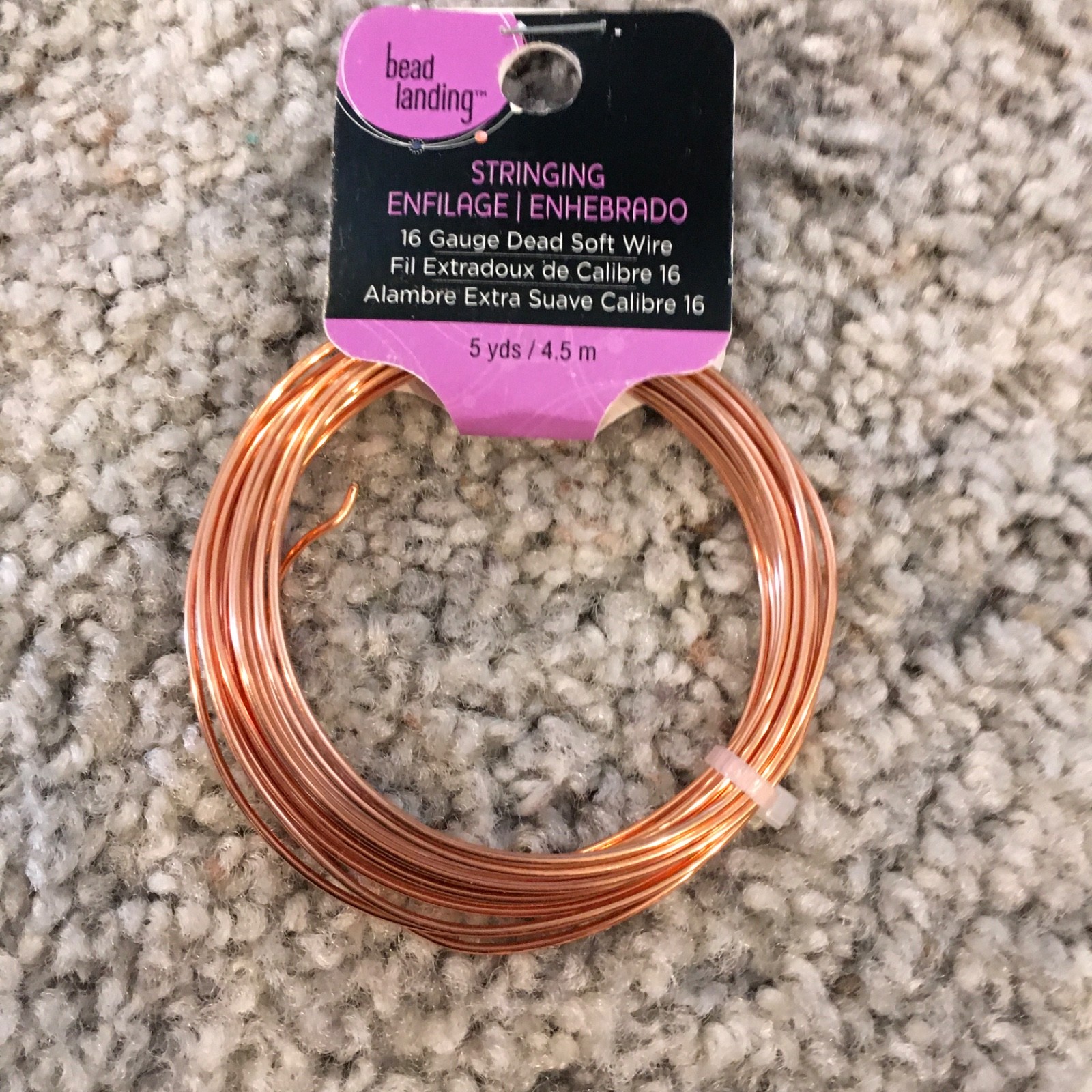 soft flex beading wire random lot assorted 20, 26, 16, 18, 12 gauge