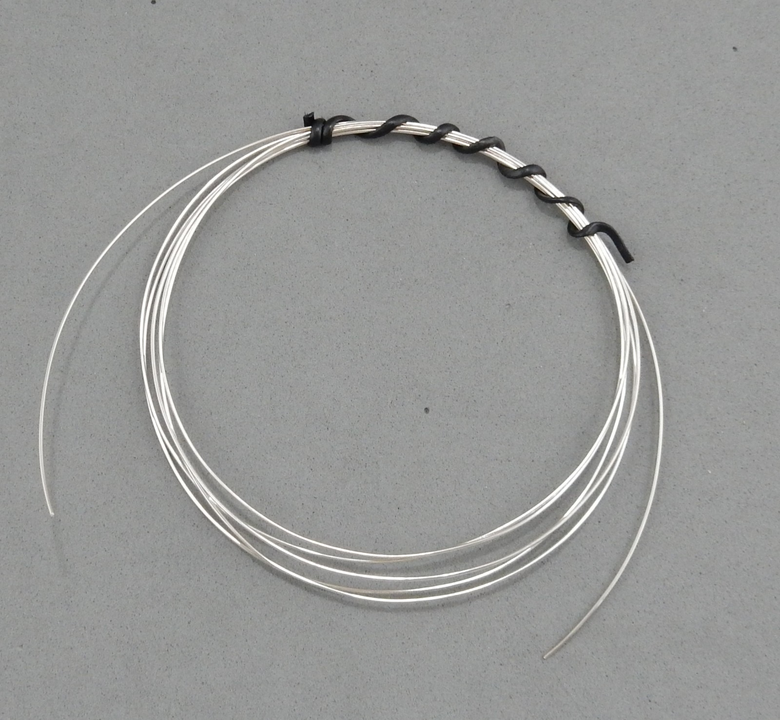 925 Sterling Silver Wire | Round | Half Hard | 24 Gauge | 5 Ft | NOS