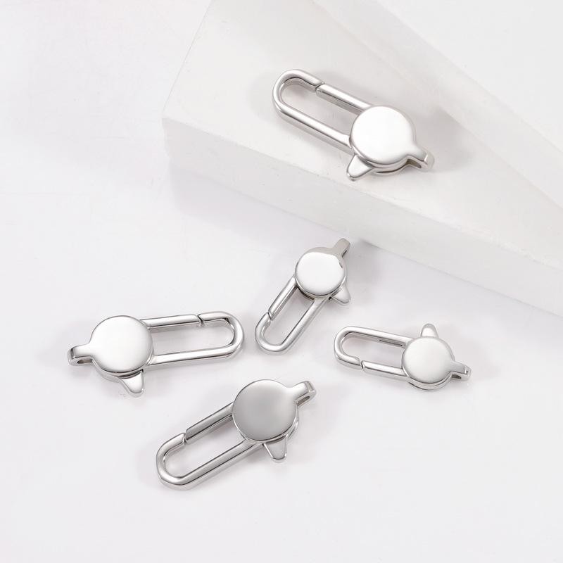 1PC Waterproof No Tarnish Stainless Steel Lobster Clasp Connector Finding SSF20