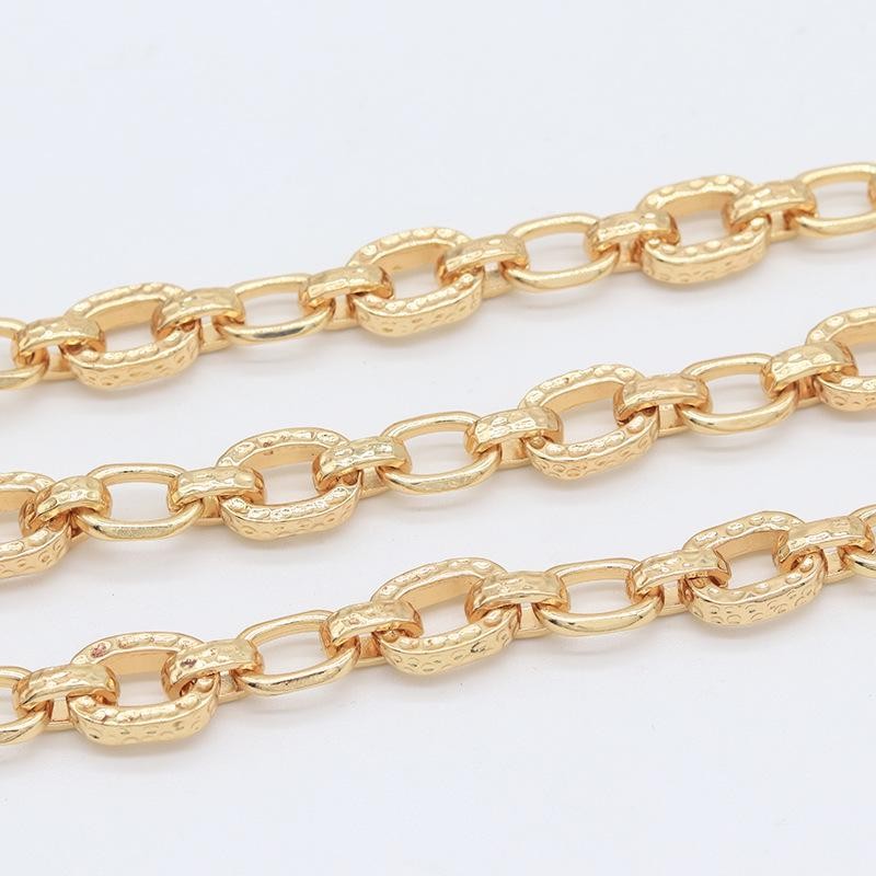 1Foot 18K Gold Plated Heavy Link Chain 16mm Wide Chunky Chain GZX571