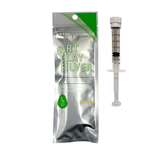 Art Clay Silver Syringe Type 5g 20x7x1cm Made in Japan A-0278 Pure silver powde