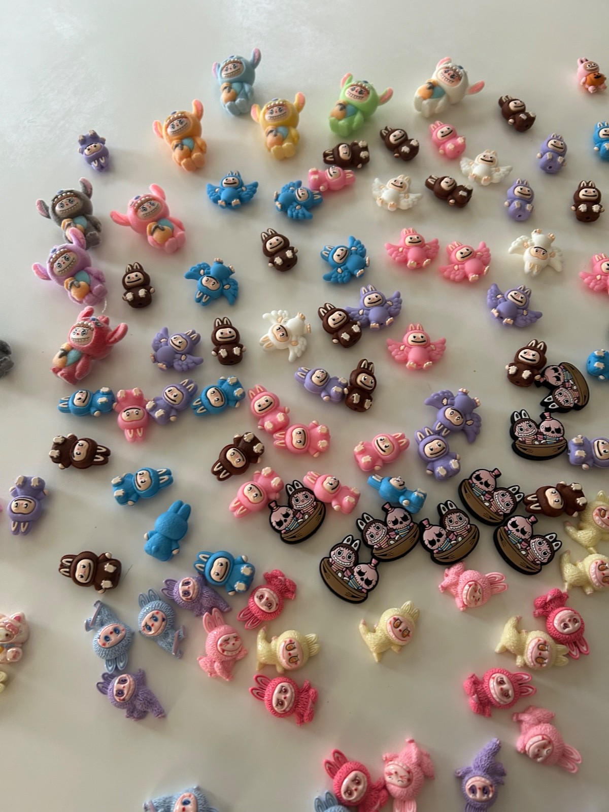 125+ pieces Cartoon Silicone/Acrylic mix Focal Beads for Pens. Focal Beads Bulk