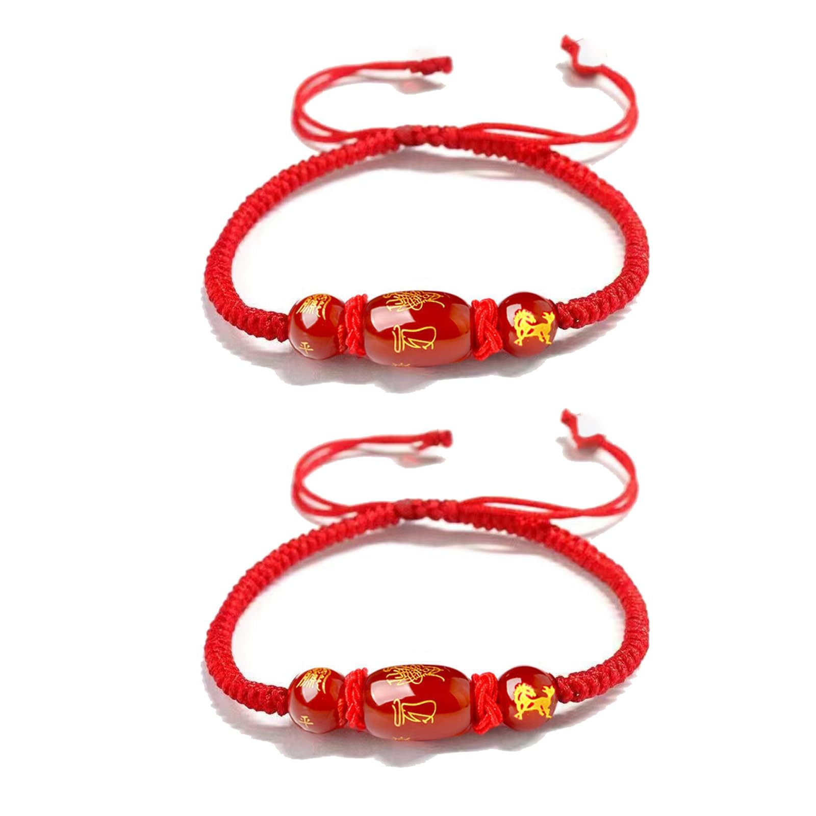 2026 Chinese New Year of Horse Bracelets for Women Men, 12 Chinese Zodiac B – 01