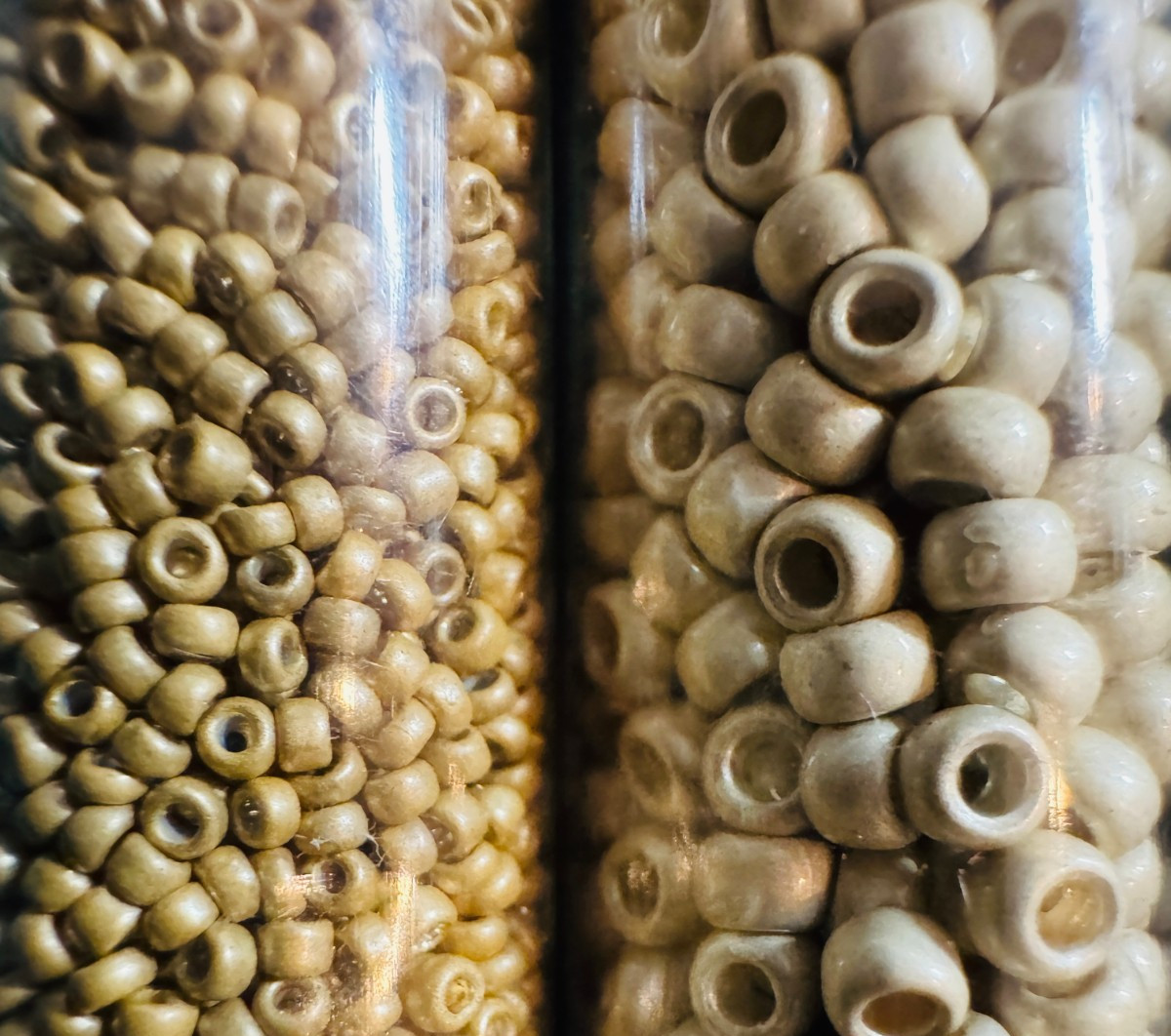 Glass Seed Bead Lot – 20 Tubes – Earth Jewel Mix – Different Sizes NOS