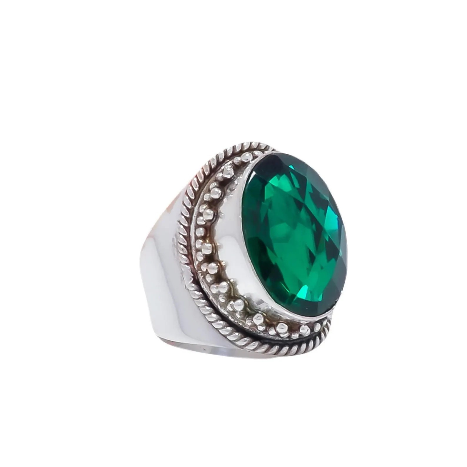 Chrome diopside Ring 925 Sterling Silver Handmade Jewelry Ring For Her