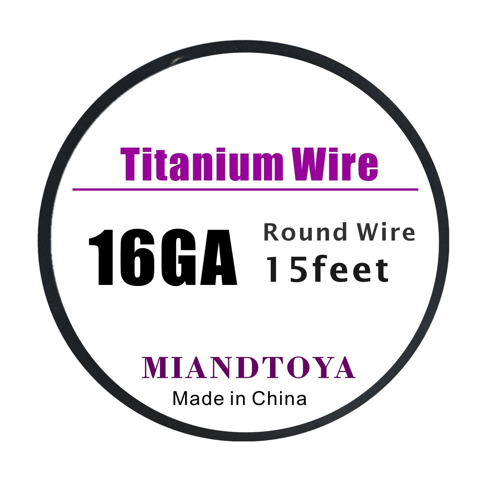 Titanium Wire 15feet 16 Gauge 1.3mm TA1 Round for Jewelry Making Handmade Art…