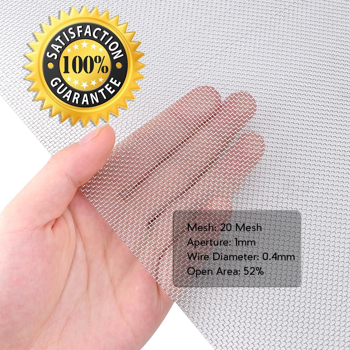 Heat & Rust-Resistant Stainless Steel Mesh 4PACK – 11.8″x8.2″ Multi-Use Solution