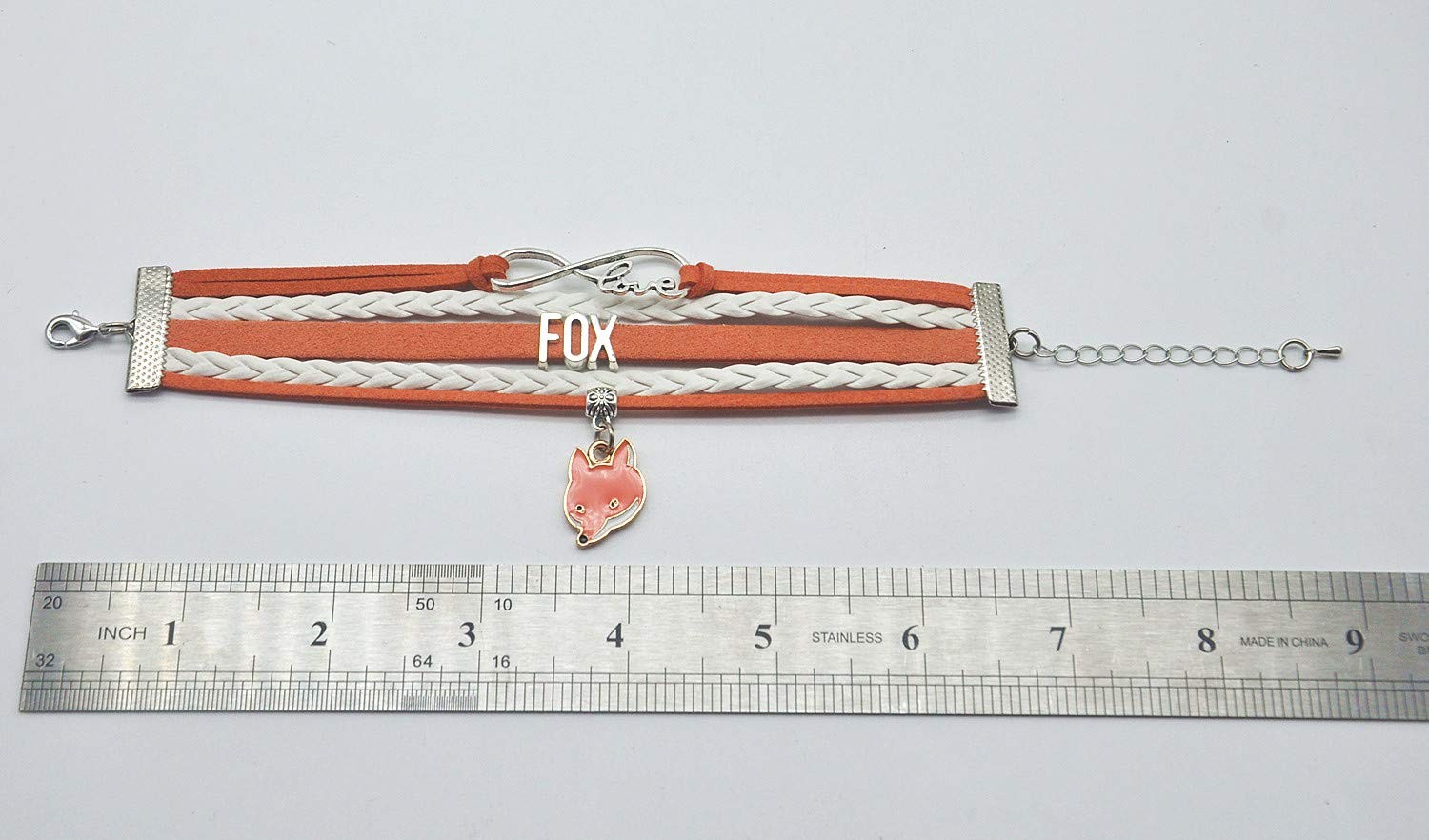 Fox Bracelet – Infinity Love Charm Bracelet Gifts For Women, Men, Adult Fox – 02
