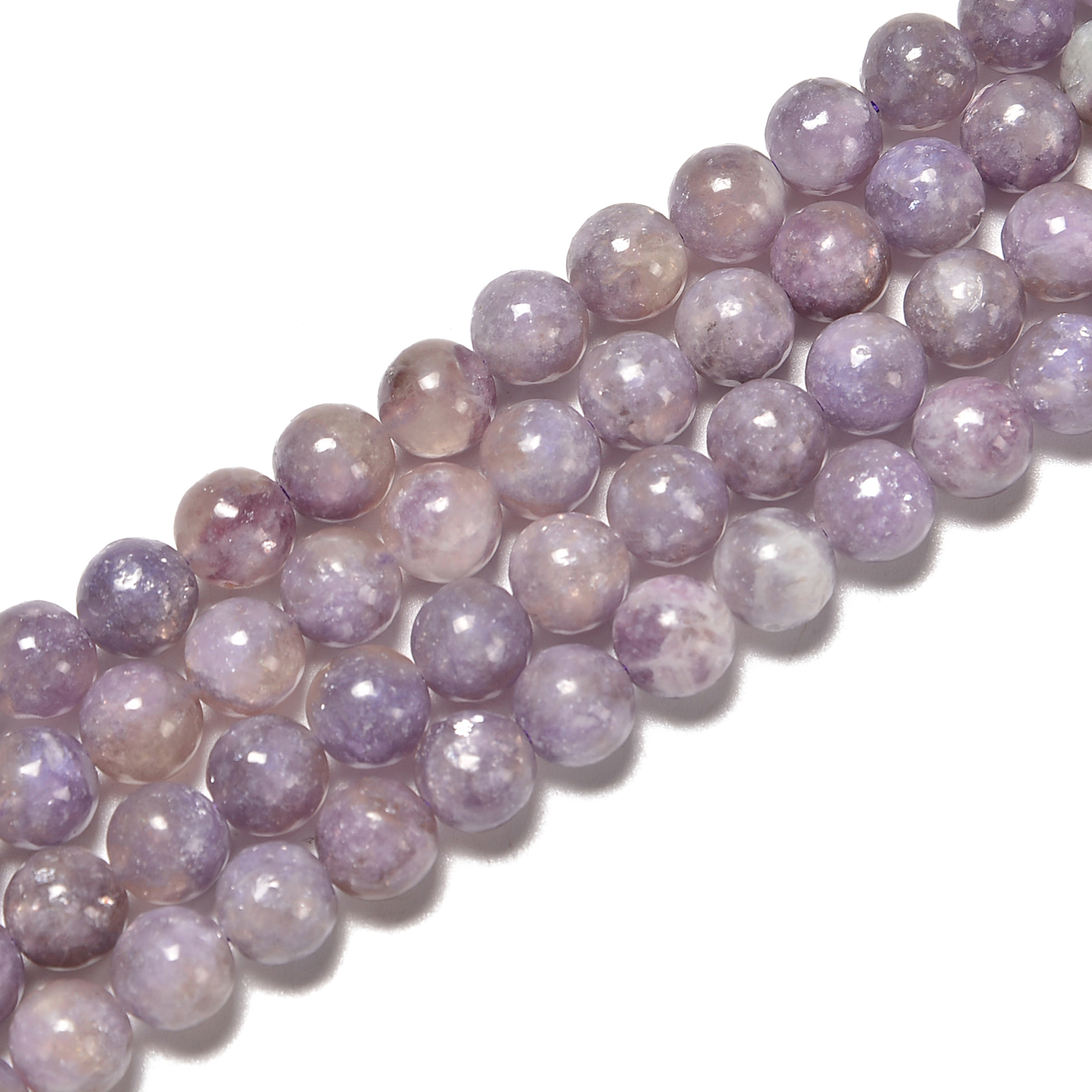 Dark Purple Tourmaline Smooth Round Beads Size 6mm 8mm 10mm 15.5” Strand