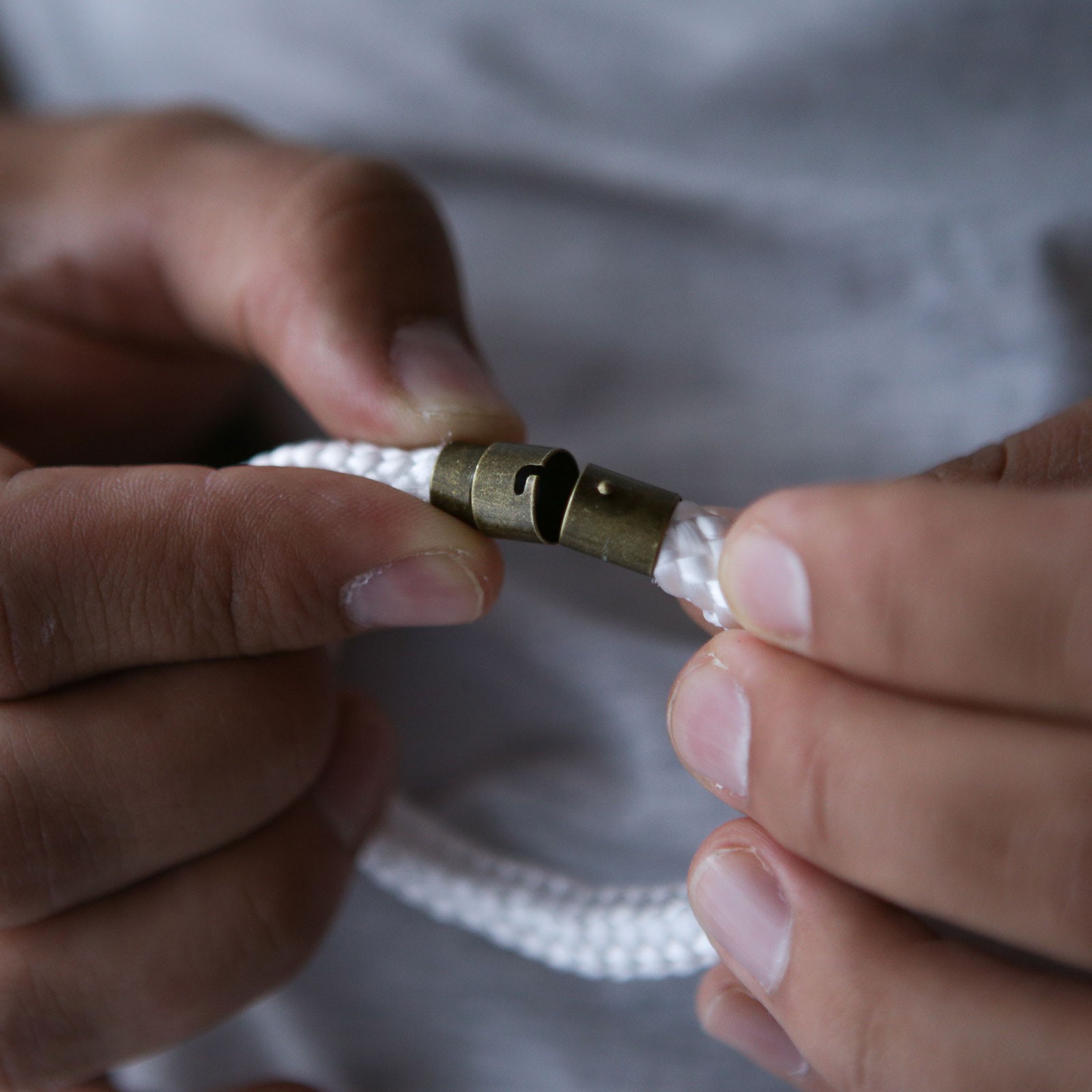 20pcs Leather Cord End Clasp 3mm Hole Magnetic Cord End Caps Gold