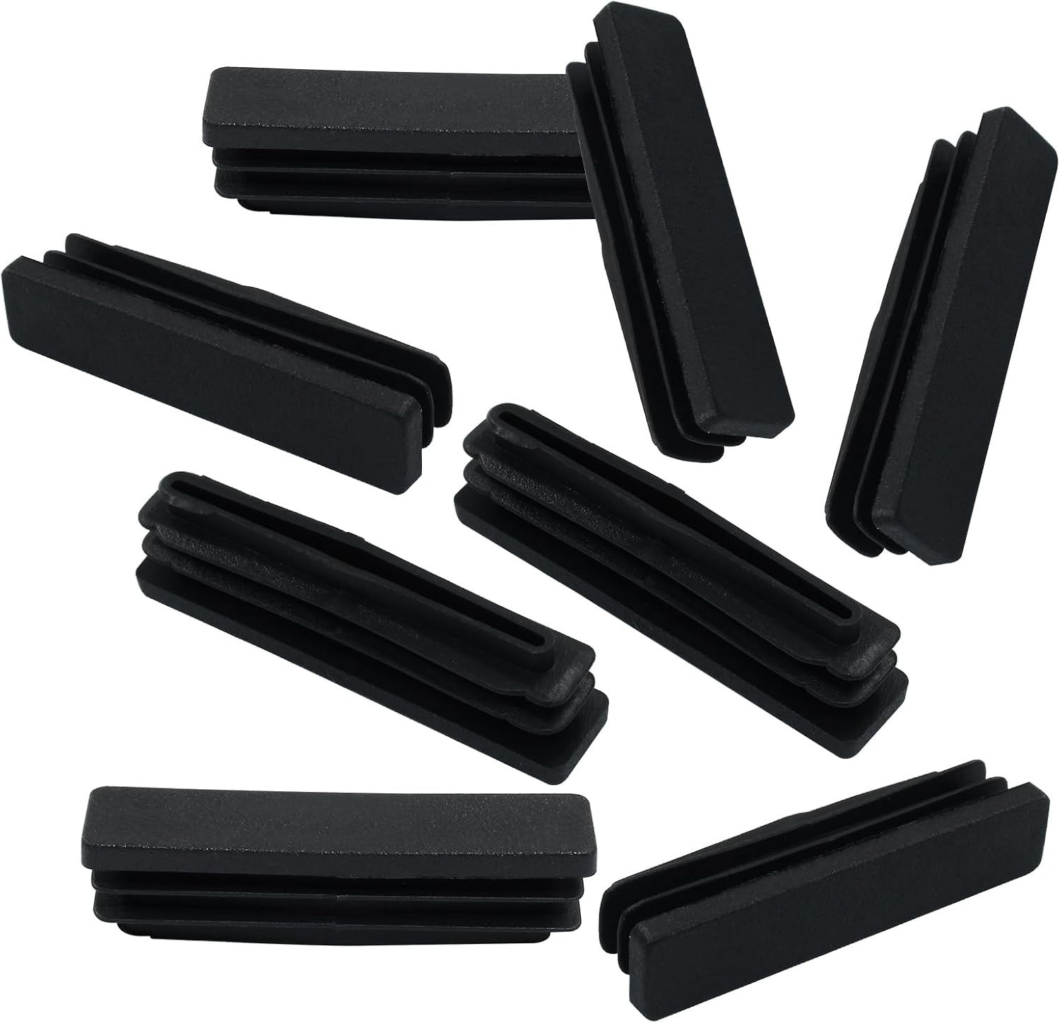 High-Quality 20 Count Rectangular End Caps – 2” x 0.4” for Furniture & Equipment