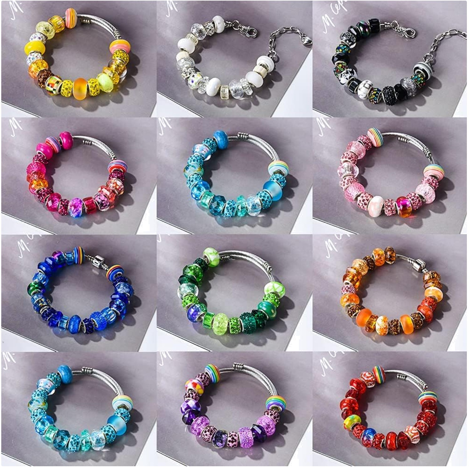 European Large Hole Bead Assortment in Gift Box