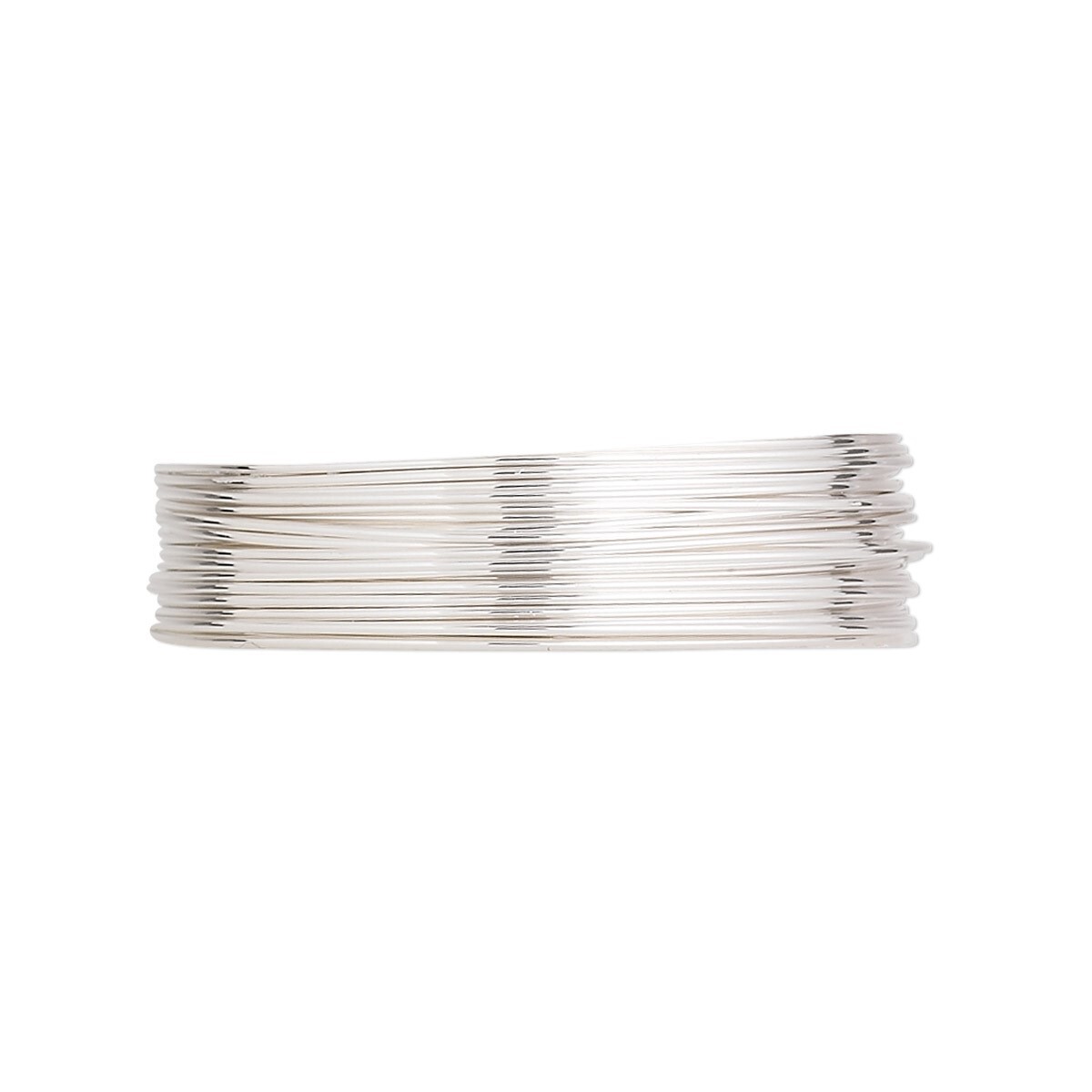 Argentium Sterling Silver 24 Gauge Dead Soft Round Wrapping Wire 25 Feet