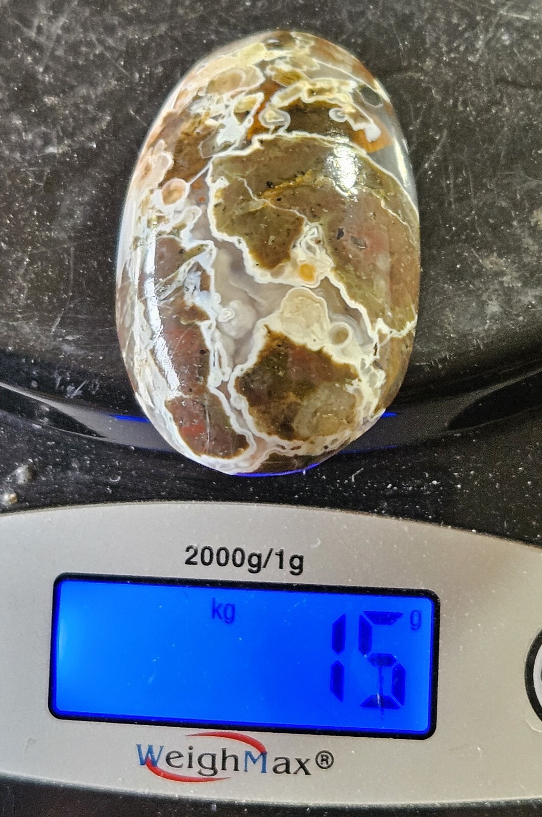 Old Cabochon Unknown Lapidary Material 15 Grams
