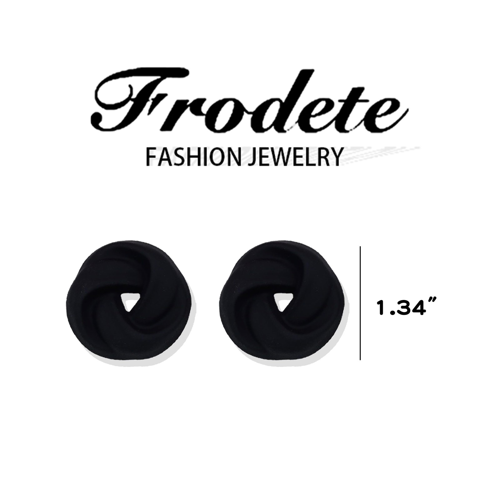 Love Knot Earrings for Women Colorful Stud Earrings for Womens Black Blue Green