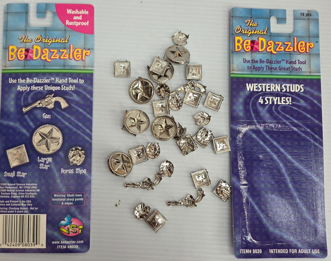 Be Dazzler Studs Rhinestones Beads Craft Supply Lot Original Tool Mixed Bundle