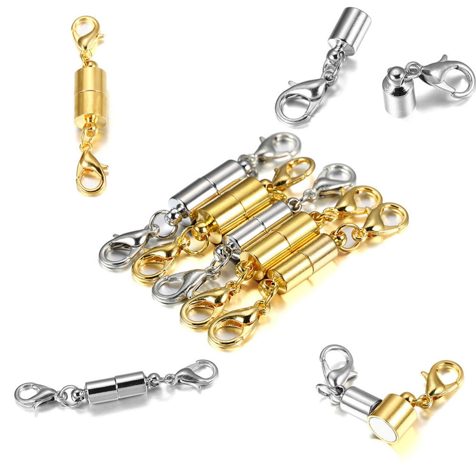 24PCS Magnetic Clasps Lobster Clasp Extender Kit For Jewelry Necklace DIY