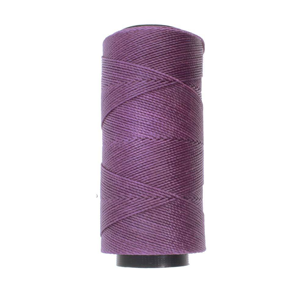 Knot-It Waxed Cording 1mm Amethyst Purple 43874 (144 meters) 2-Ply Polyester