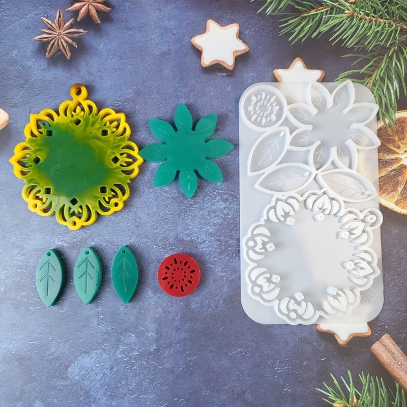 Easy To Use Earring Craft Mould Craft Of Soft Heat Resistant Silicone