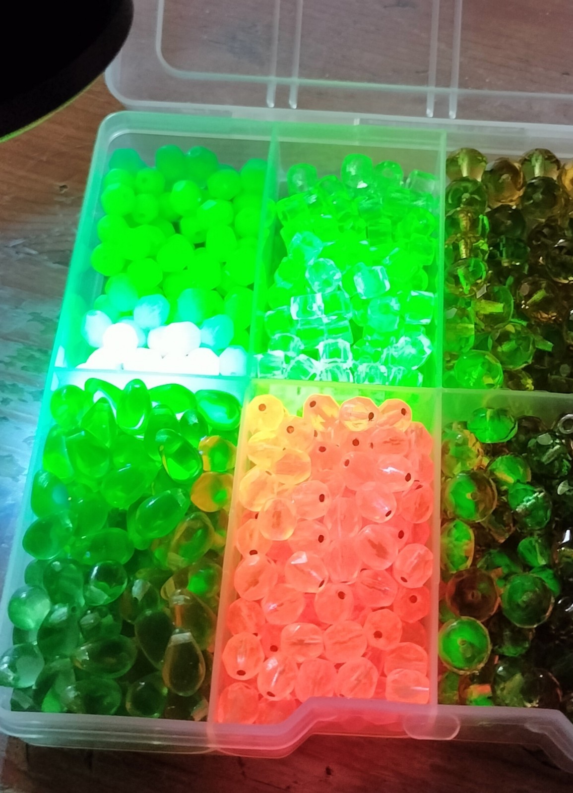 Rare Lot Of Vintage UG And UV beads Made In Czechoslovakia antique and vtg
