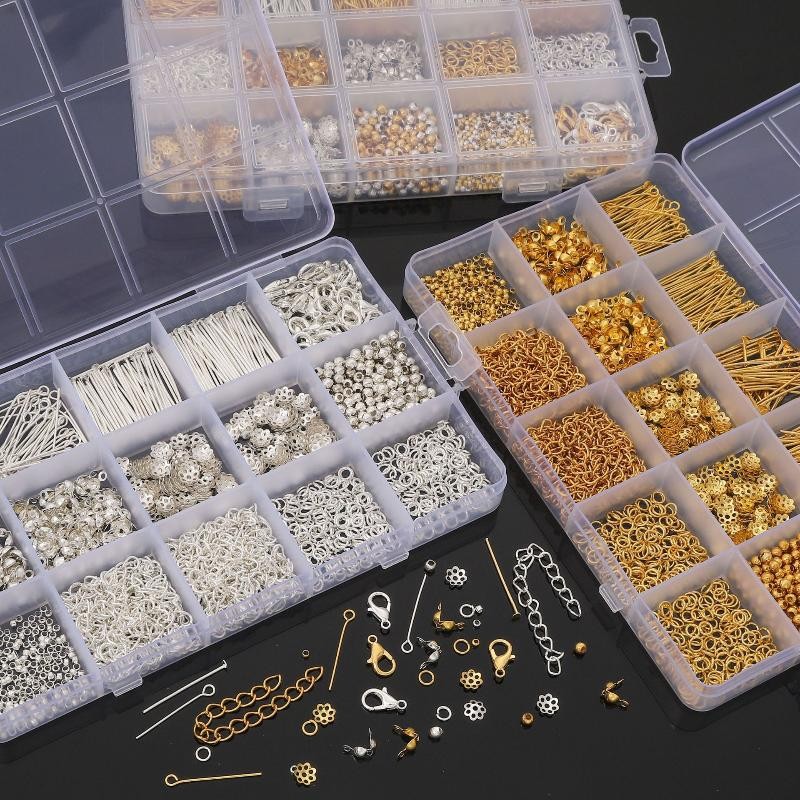 1260pcs/Set Jewelry Making Starter Kit Earrings Necklace Findings DIY