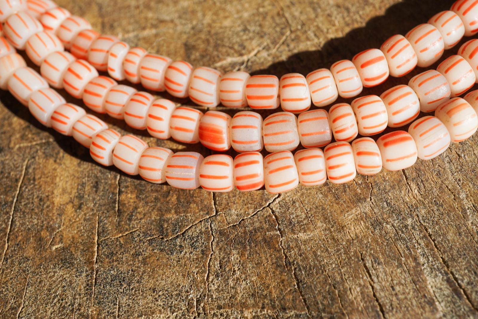 Java Glass Beads (4-6mm) Artisan Made Organic Shaped (2803A278) Indonesian