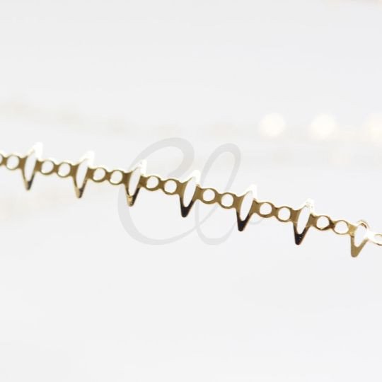 1 Meter (3.28 Feet)Gold Plated Brass Base Gallery Bezel Wire – 4.8mm (CW-1949C)