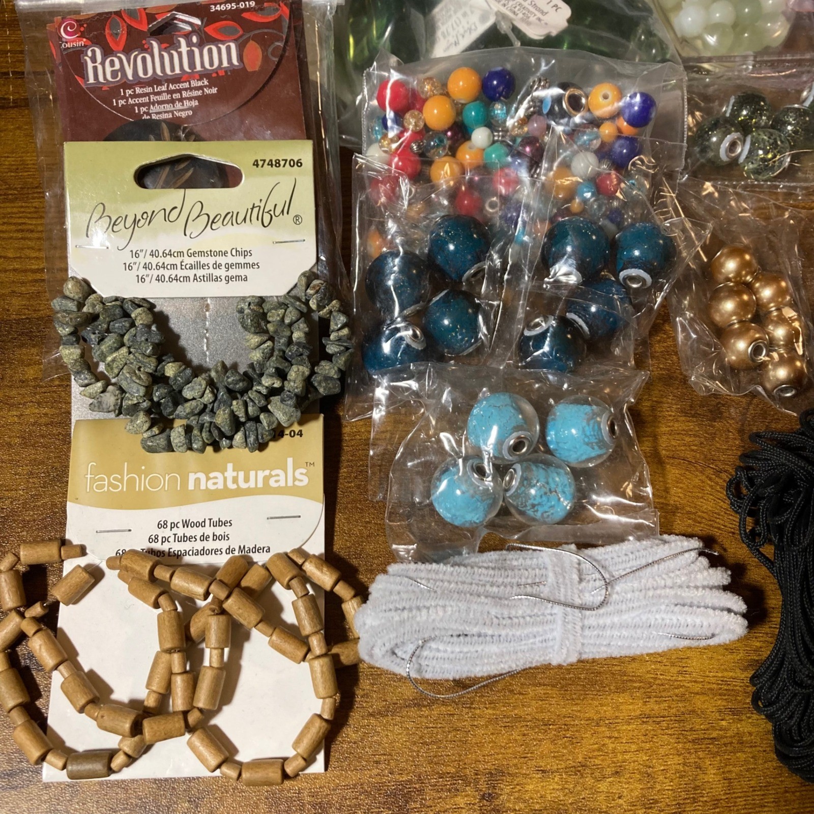 Jewelry Making Supplies Beads Charms Cords Findings Craft Kit Bundle