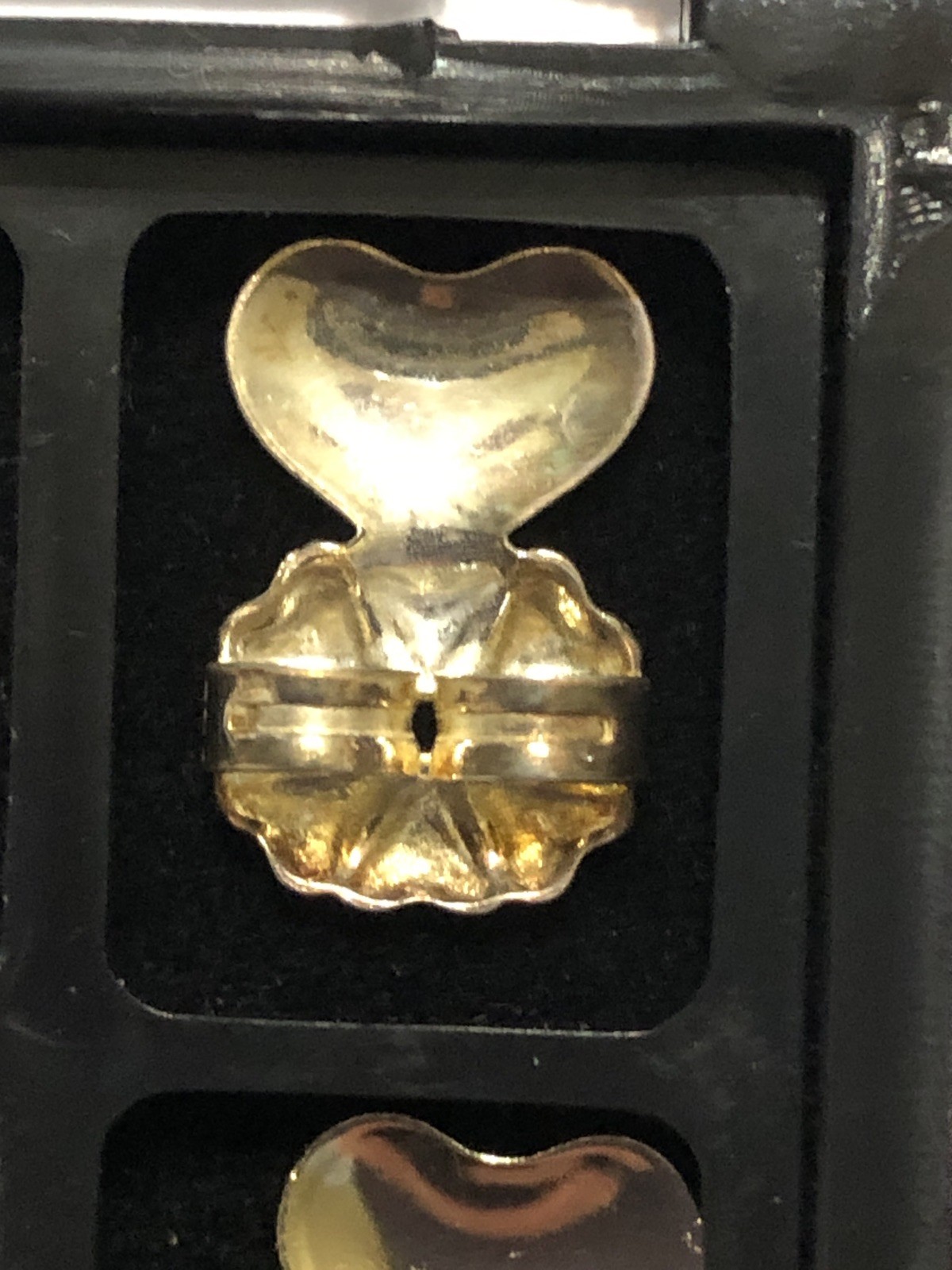 Earring Lifts Stainless Steel Gold Plated Lot of 2 – NEW