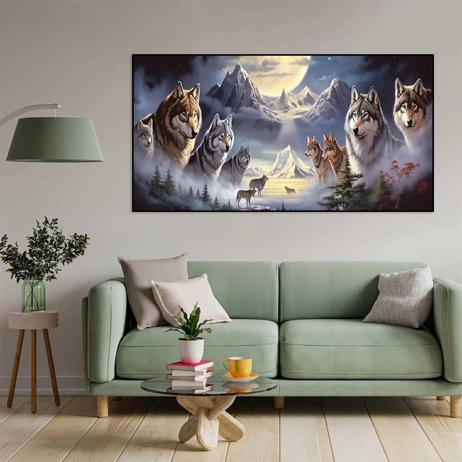 Large Diamond Art Painting, DIY Pack Round Diamond Painting Kits for Adult