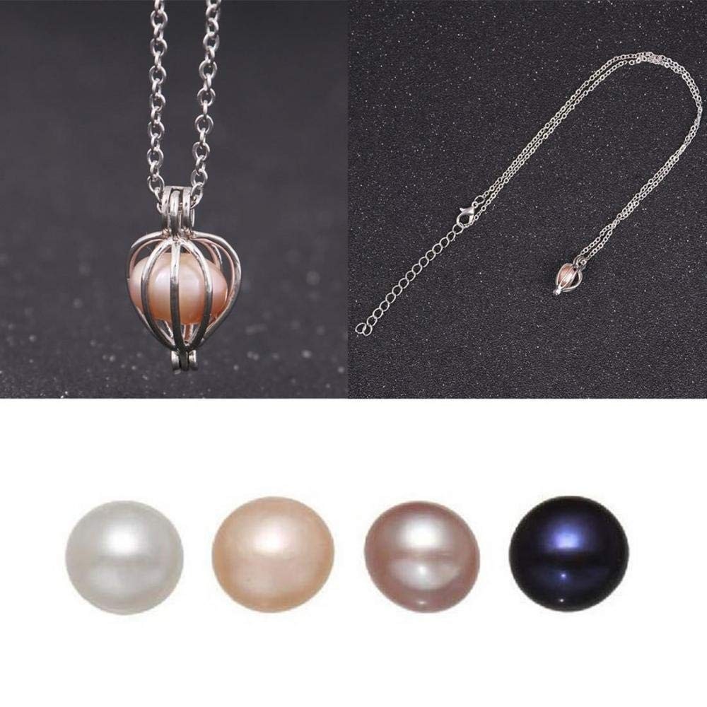 Natural Oyster Pearl,Freshwater Oval Pearls Cultured Oysters Love Wish Pearls DI