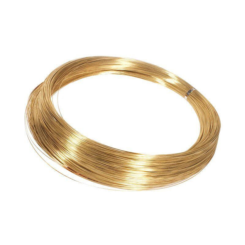 Round Solid Bare H62 Brass Wire For Craft Jewelry Making DIY Diameter 0.3mm-5mm